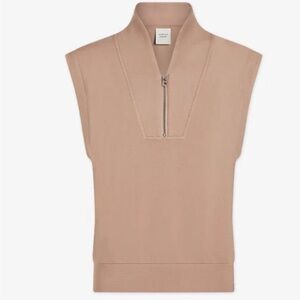 Varley Loretta Half Zip Sweater Light Taupe
